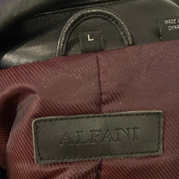 Alfani Leather Jacket - Picture 13 of 15